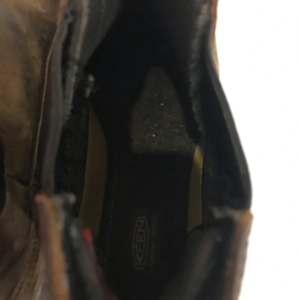 KEEN Men’s Brown Waterproof Chelsea Work Boot Size 11.5